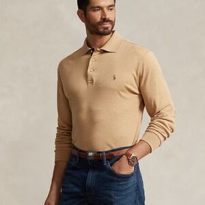 Polo Ralph Lauren Big & Tall Soft Cotton Long Sleeve Polo Shirt
